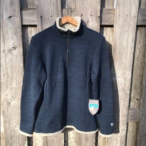 Women’s Kuhl 1/4 zip fleece pullover top.